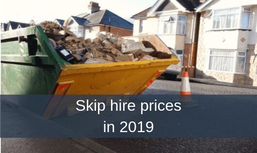 Skip hire prices in 2019