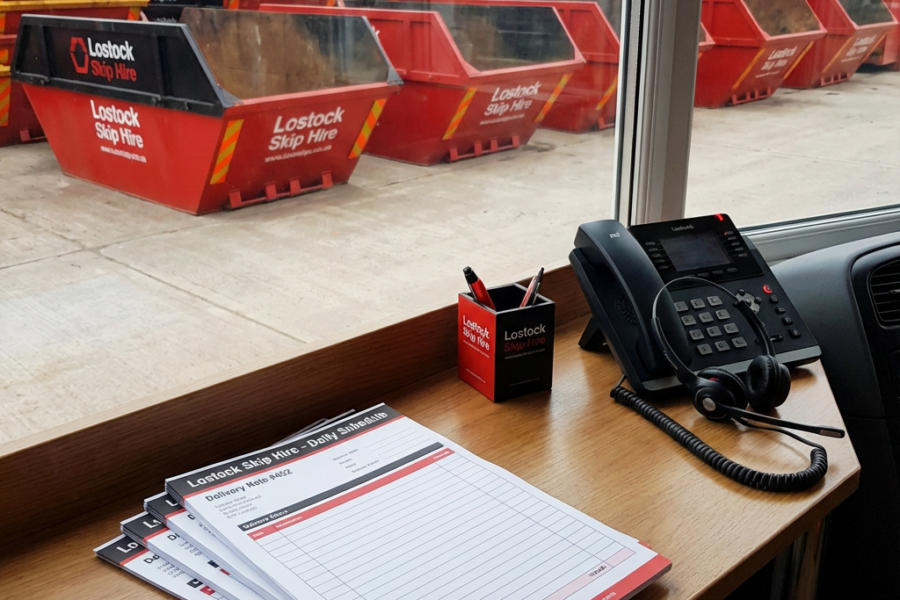 Skip hire with customer support