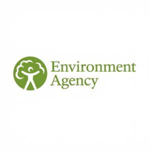 Environment Agency logo: a green circle with a stylized tree and a human figure, next to the text 'Environment Agency'